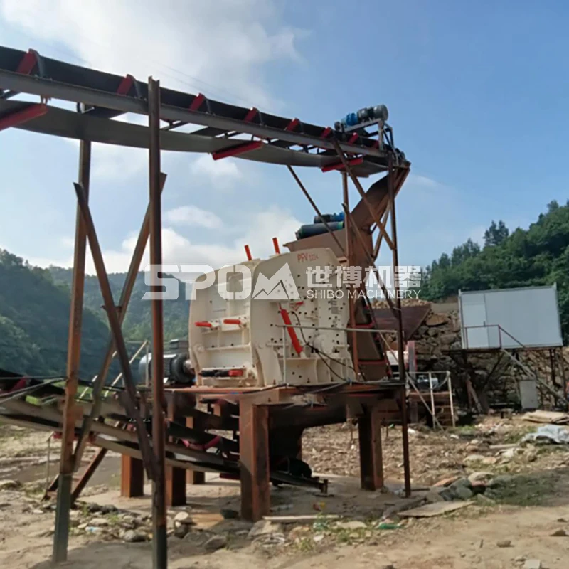 Limestone Gravel Clay Rock Stone Crushing Machine Price Vertical Shaft Hydraulic Reversible Pf1210 Small Fine Impact Crusher