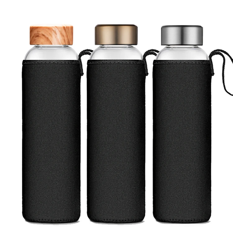 Factory wholesale glass water bottles sports drinking bottles automotive Water cup drinkware tumbler  glass bottle