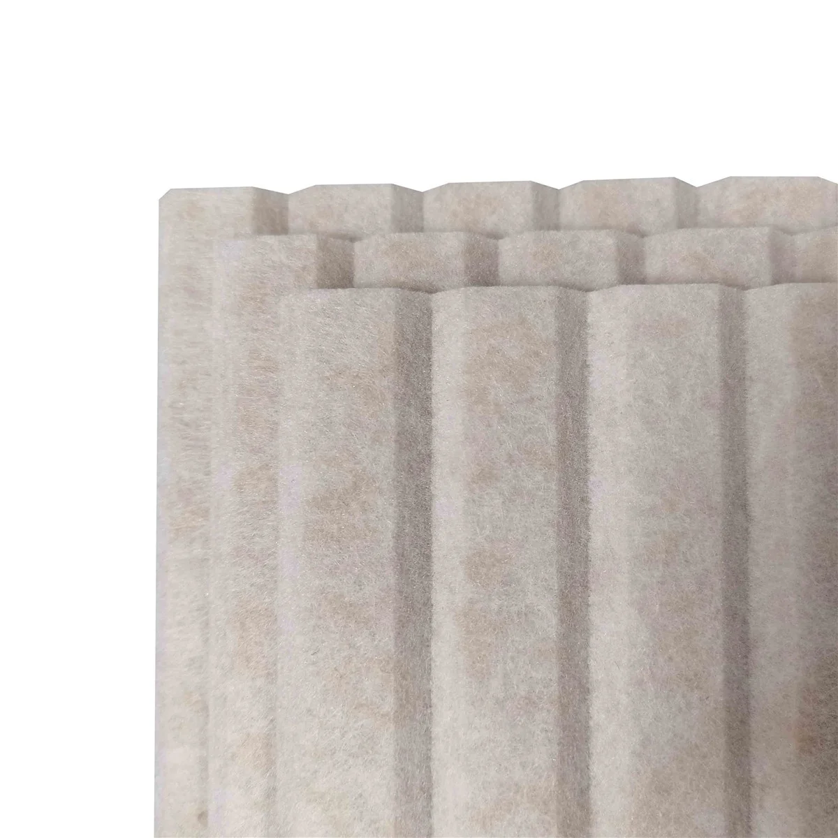 
Cutting Polyester Acoustic Partition Noise Absorber PET White Sound Acoustic Panels 