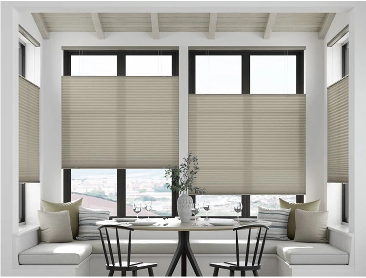 Remote Control Cellular Shades Automatic Bottom Up Honeycomb Blinds Top Down And Bottom Up Honeycomb Blinds