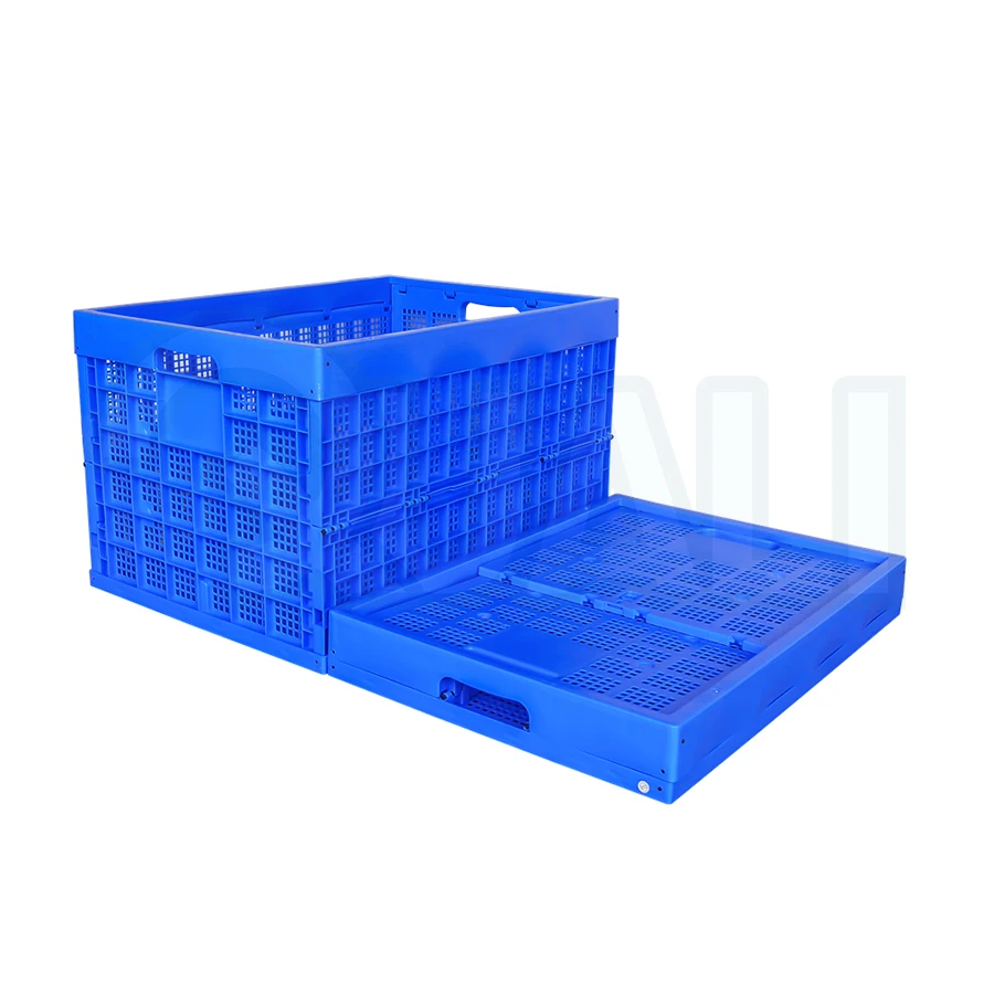 Quali 800*580*500mm 80kg Loading Capacity Large Plastic Vegetable Crate Stackable Crate