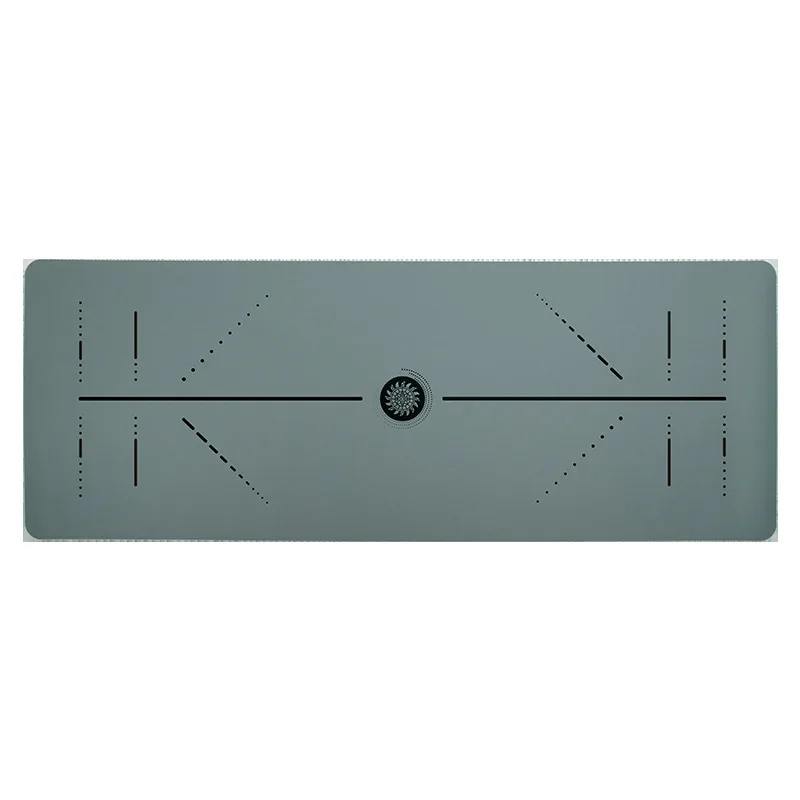 Microfiber Suede Yoga Mat Eco Friendly Light Weight Extra Thick Exercise Yoga Gym Floor Mat With Carry