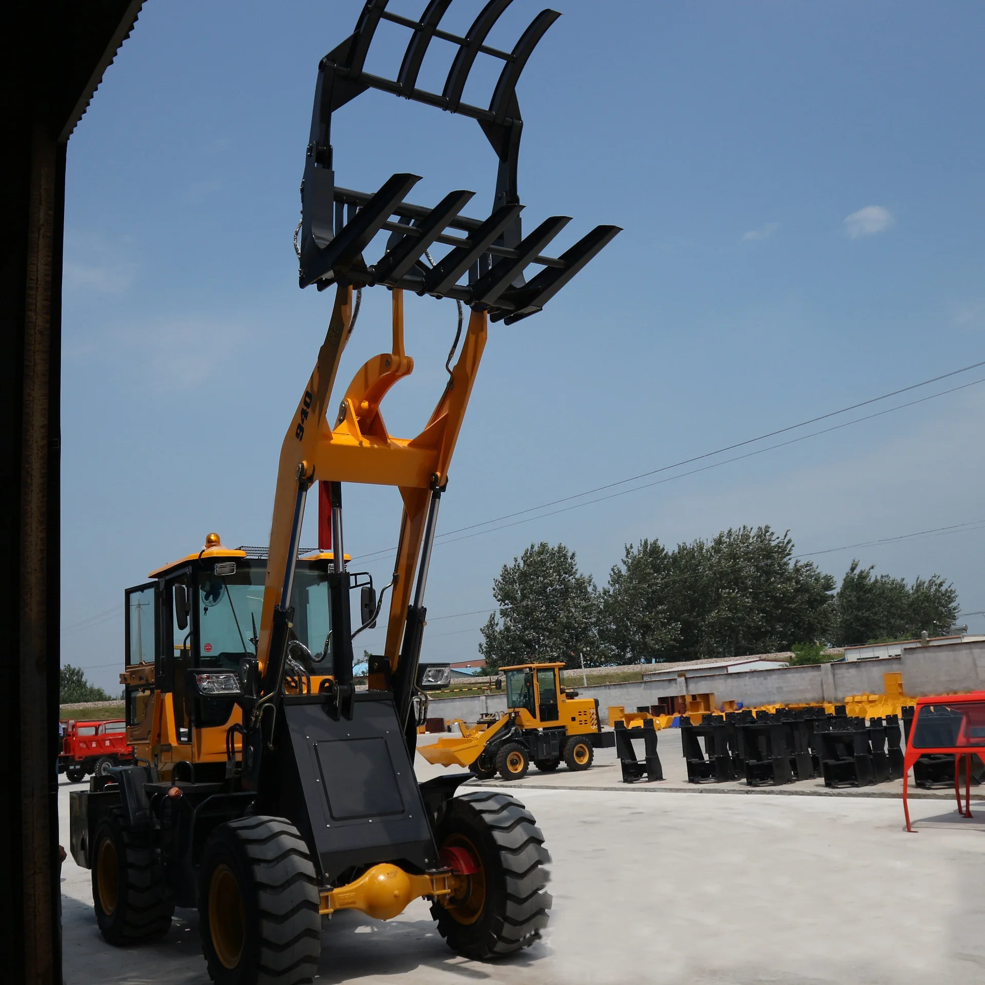 Сельскохозяйственный гидравлический джойстик, мини-лопата, фронтальный колесный погрузчик с быстрой сцепкой