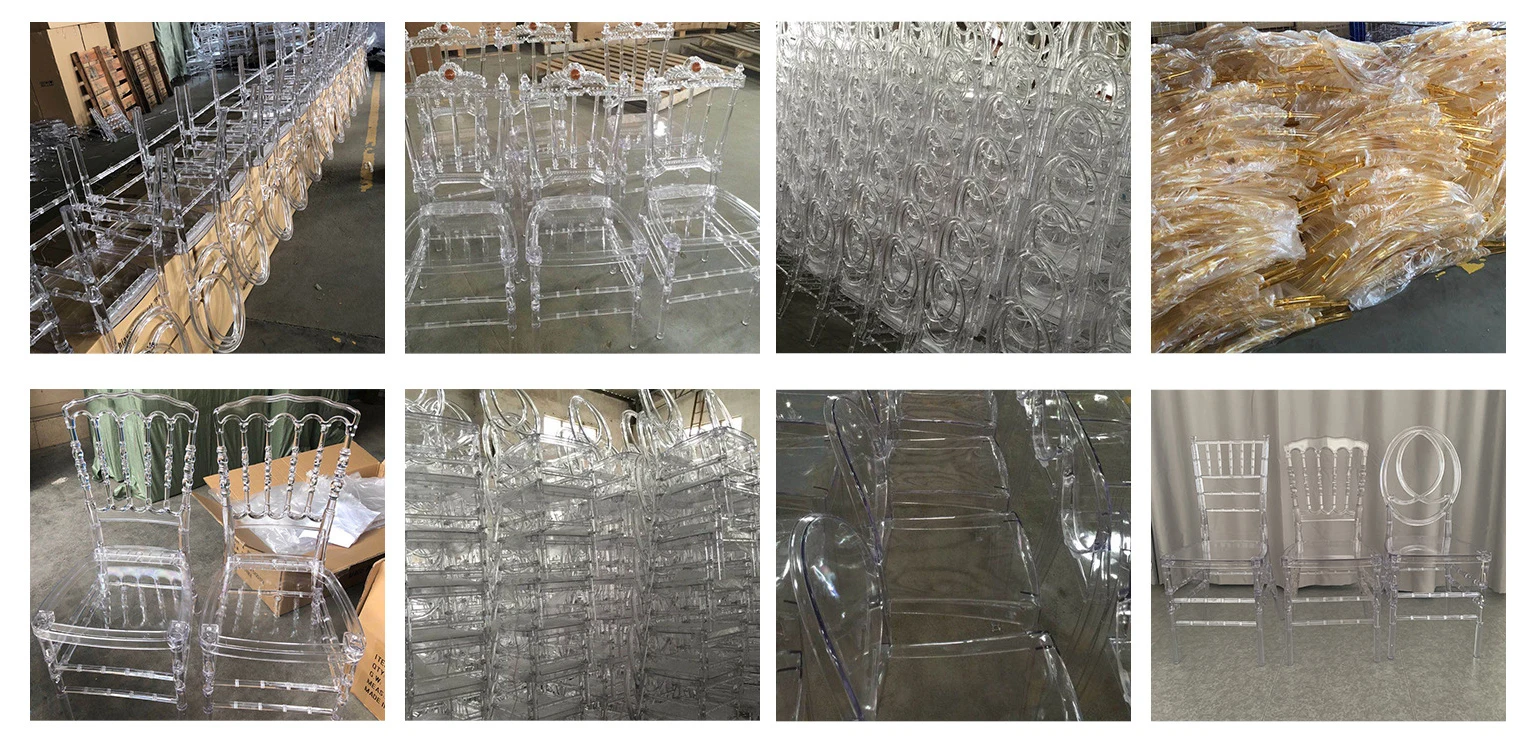 Wholesale Modern Outdoor And Indoor White Plastics Chairs For Event Or Banquet Ghost Louis Arm Dining Chair