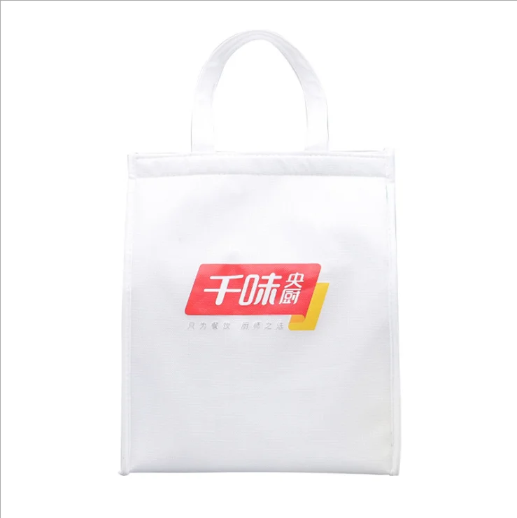 Wholesale Fashion Durable Pouch Tote Promotional Cake Food Ice Cream Insulated Pp Non Woven Cooler Bag