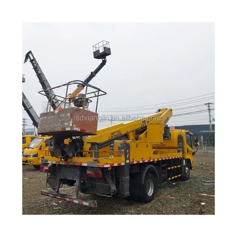 New Condition Diesel Fuel Manual Automatic Vehicle Platform Used 22 Meter Crane Basket High-Altitude Operation Aerial Work Truck