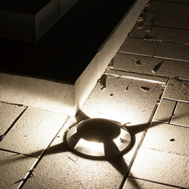 LNJAMI Recessed Side Emitting Inground Light 3W 6W 9W Waterproof IP67 LED Underground Lamp For Park Garden Walkway Landscape