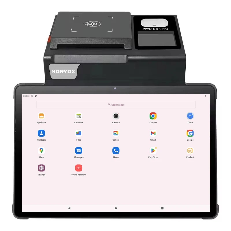 Все в одном Pos-система 11 дюймов планшет pos сенсорный экран Android кассовый аппарат машины с принтером OEM/ODM на заказ