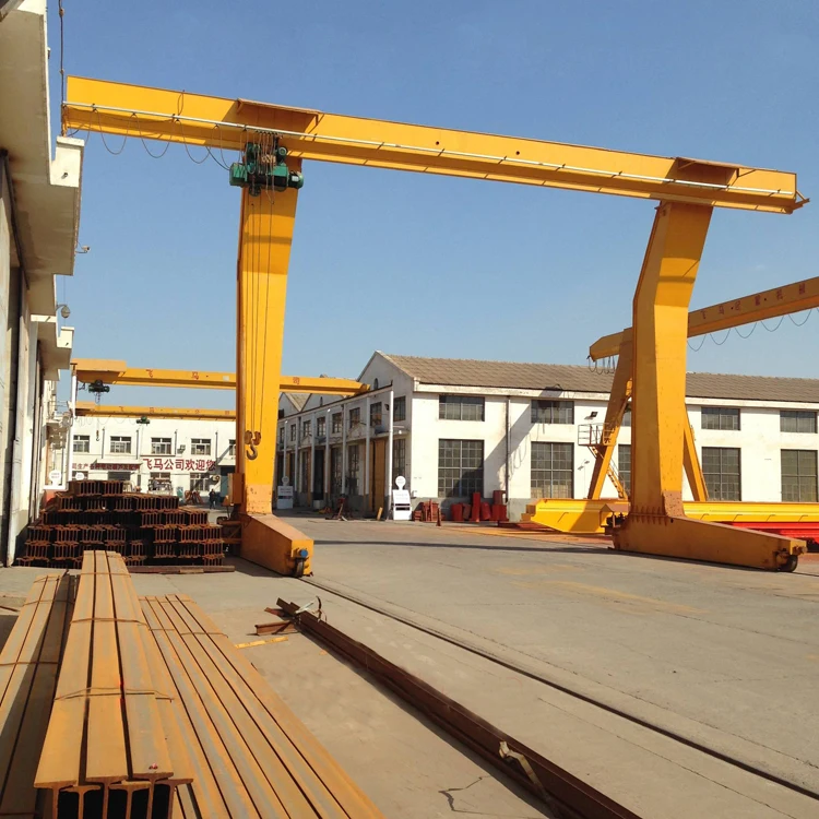 Box Type Loading Operation 20t L Shape Single Girder Gantry Crane