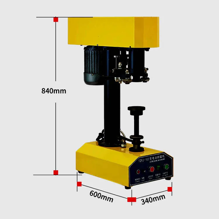 tdfj-160 high quality pet bottle sealing machine can sealer for tin can