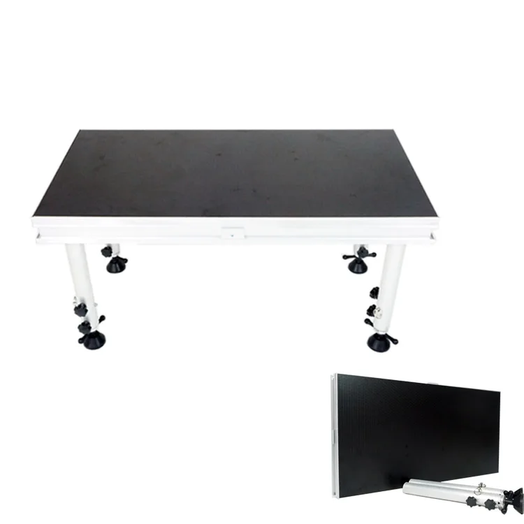 Customized Size Outdoor Aluminum stage four legs quick install stage