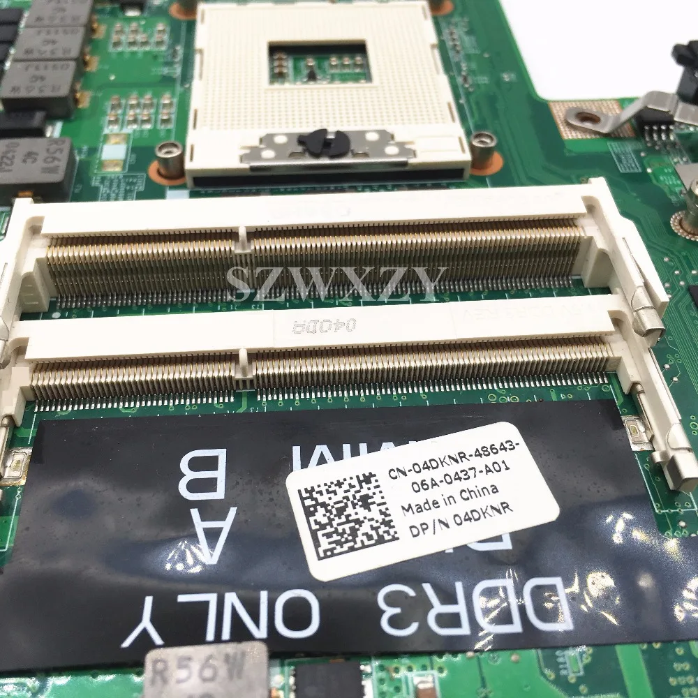 Для Dell Studio 1558 материнской платы ноутбука HM55 HD5470 1 гб поддержка i7 процессор CN-04DKNR 4dknr