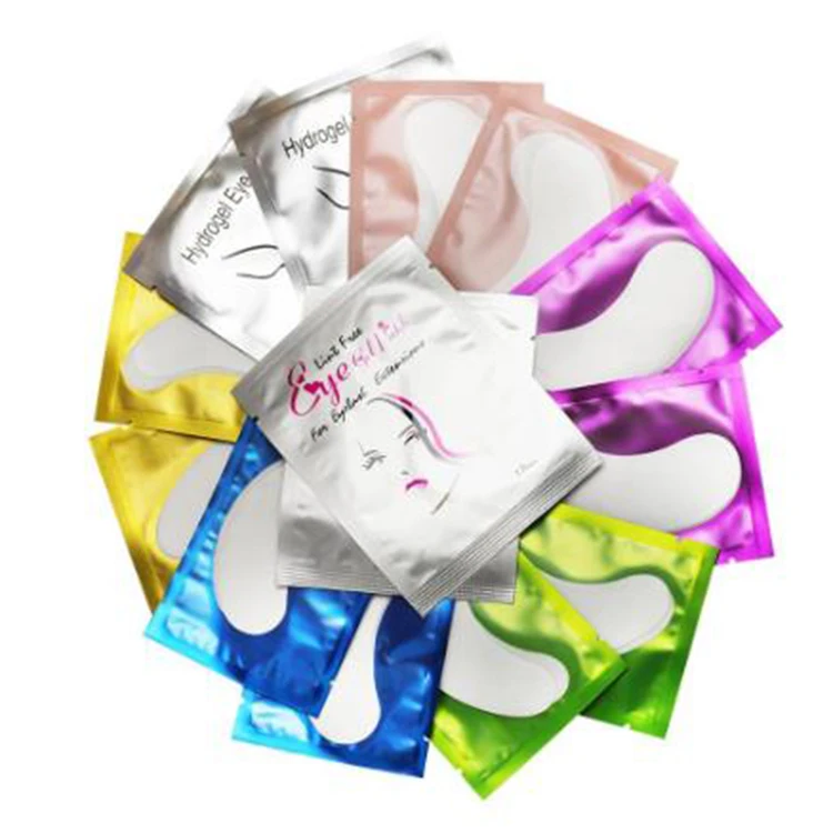 Disposable 50 pairs Eyelash Extension Patch Under Gel Lint Free Patches for Eyelash Extension