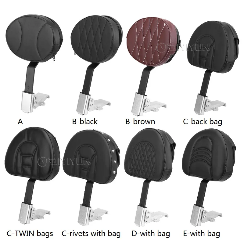 Black bar Driver Rider Backrest with bag  For motorcycle Victory Hard-Ball 12-13 Cross Country 10-17 / Cross Roads 10-14