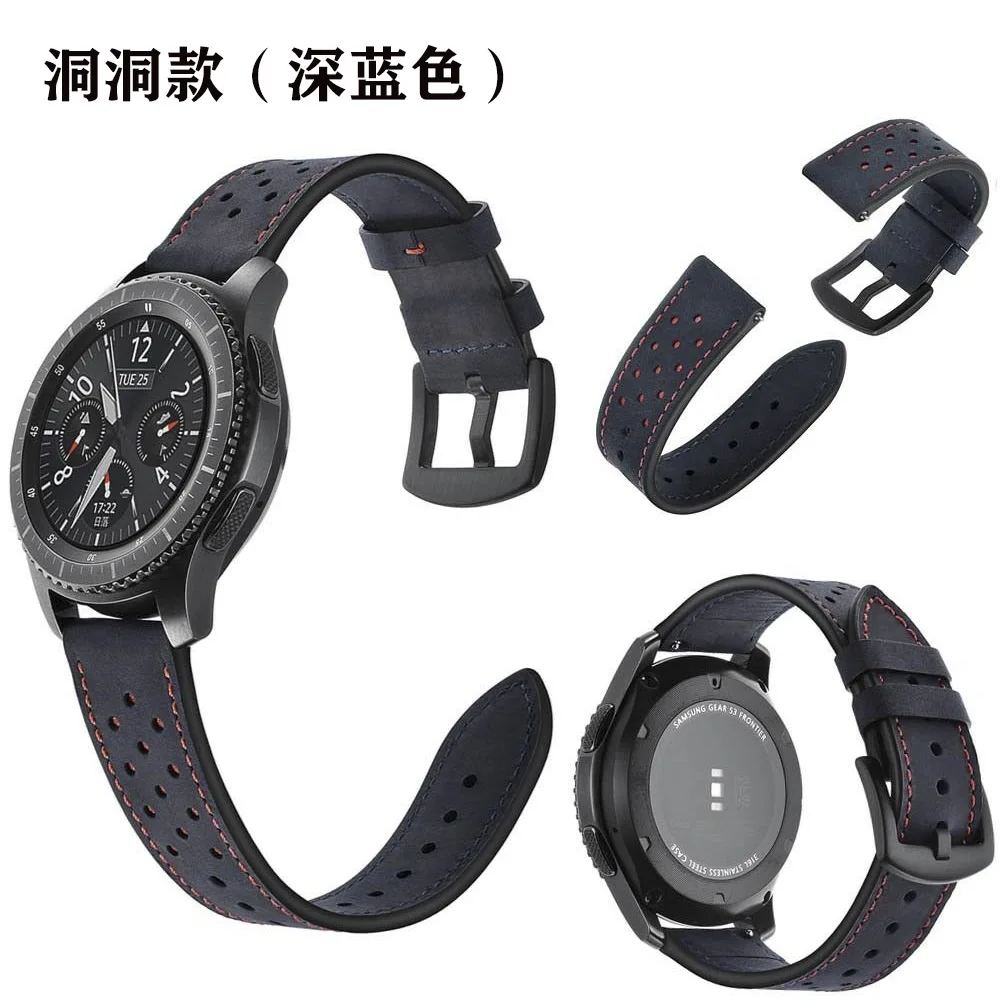 Suitable for samsung galaxy watch 46mm band strap Galaxy Watch Leather Strap