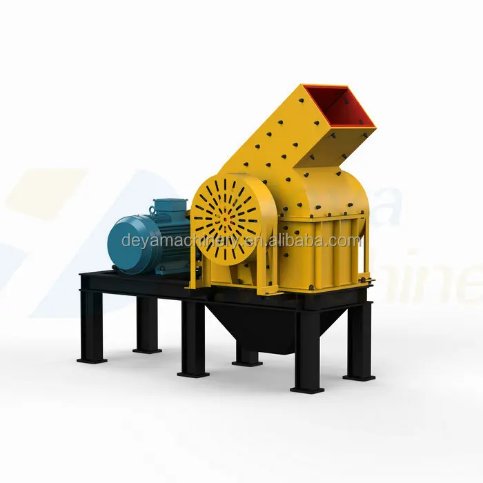 Portable small hammer mill crushing equipment high speed rotation hammer crusher for sale