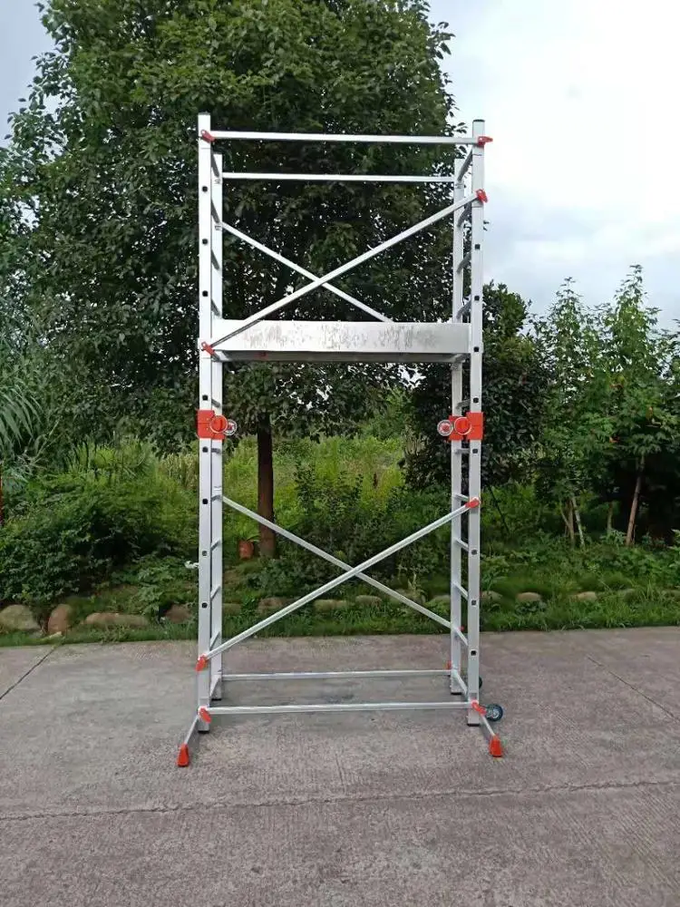 Aluminium multipurpose professional telescope extension ladder