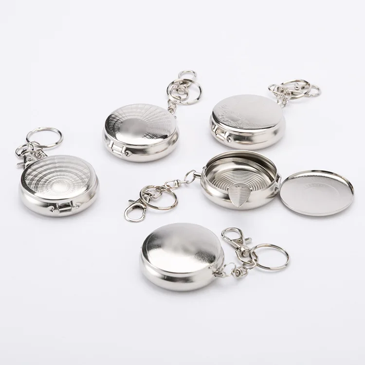 dirt cheap Ashtray Toilet Style Metal Portable Funny Car Ashtray Home Use Stainless Steel Car Cigarette Ashtray Wholesale