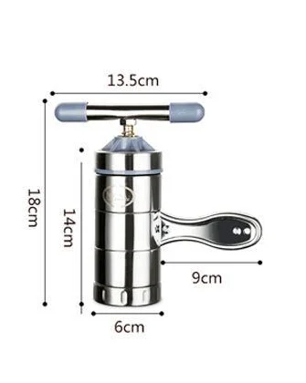 Wholesale Hot Selling Home Kitchen Stainless Steel Manual Noodle Pasta Maker Machine