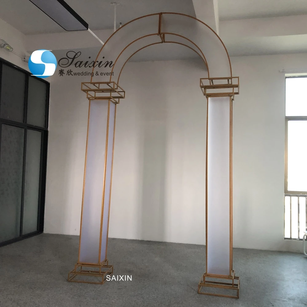 ZT-B009 large wedding stage backdrop design arch designs