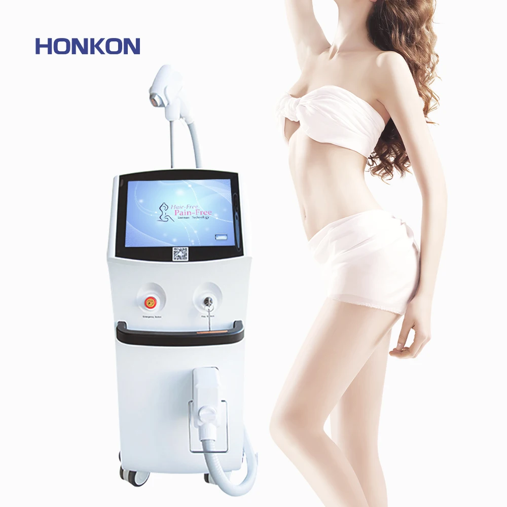 High Power 1200W Diode Laser 808nm / Diode Laser Hair Removal Machine