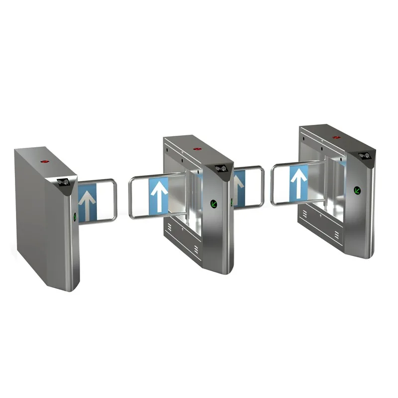 Entrance automatic security small swing turnstile barrier gate fast speed gate swing barrier turnstile with access control