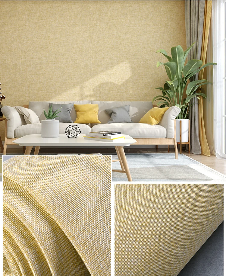China suppliers high quality wall cloth textile wallpaper self adhesive fabric textile wall panel