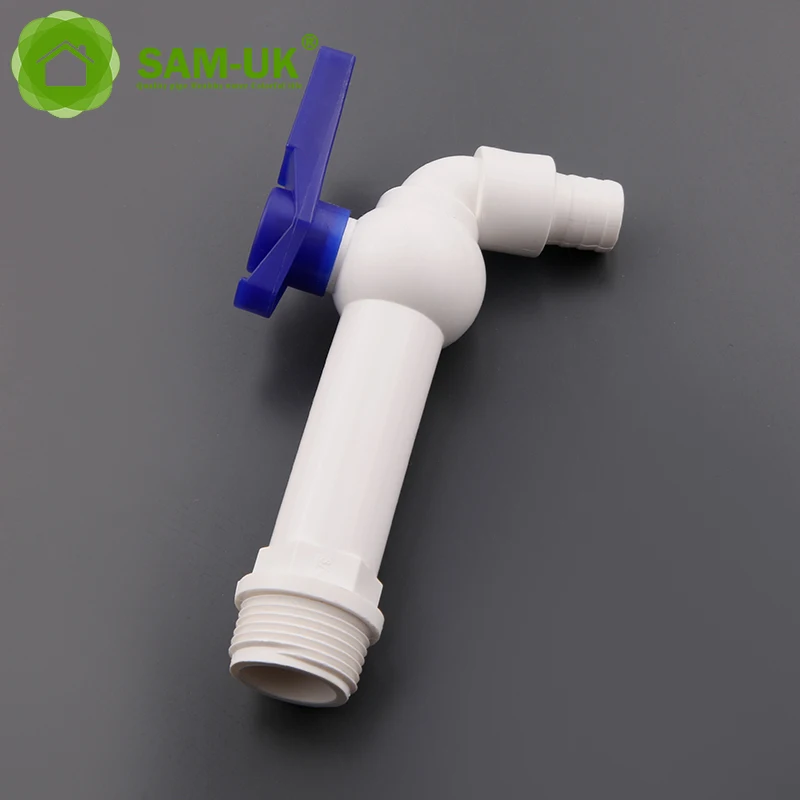 Заводская поставка по низкой цене пластиковые водопроводные краны с длинной ручкой из ПВХ смеситель для раковины и ванны кран ванной комнаты