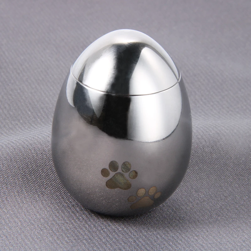 Factory Direct Customized Metal Memorial Urn Pet Multi-Styles Polishing Pet Ashes Urn