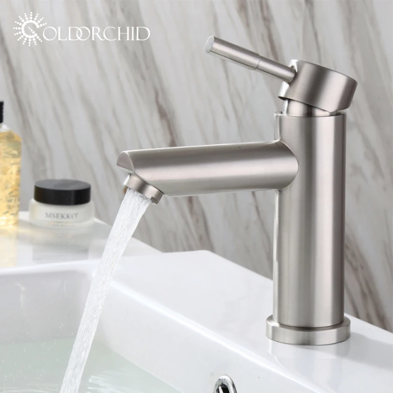 
2021 stainless steel one hole waterfall designed basin tap faucet for face basin faucet 