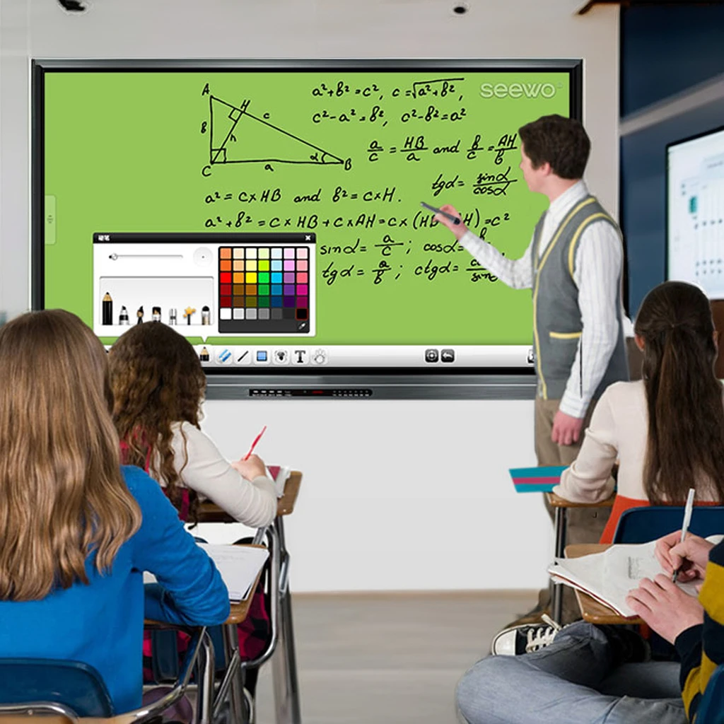 55 Inch Factory Price Interactive Whiteboard Led Smart Board Infrared Touch Screen