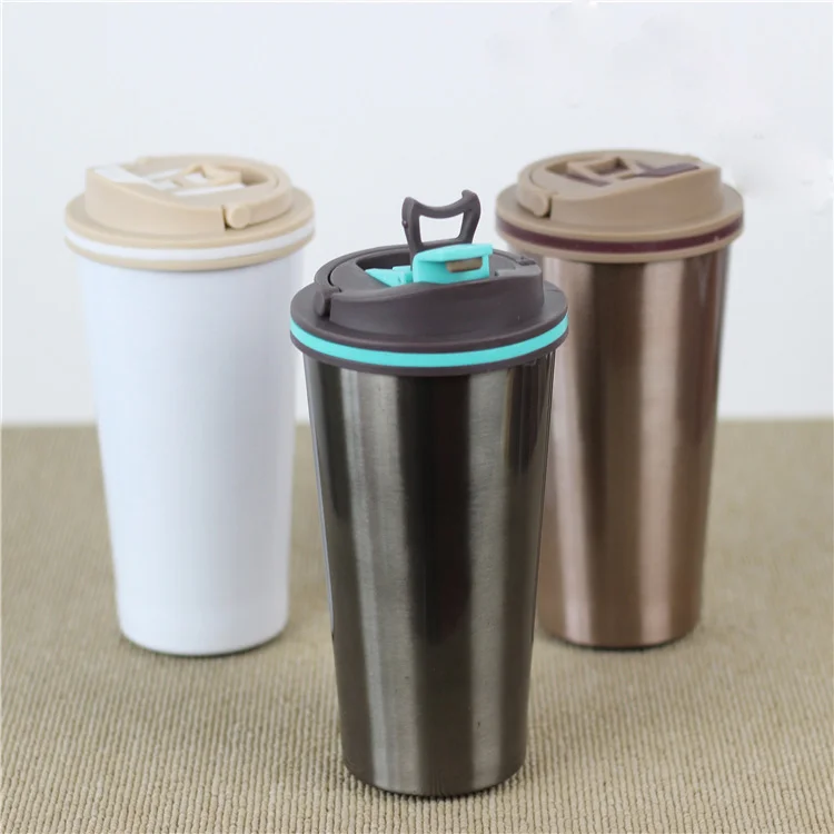 Factory Directly 450ml Double Wall Stainless Steel Vacuum-insulated Coffee Mug Tumbler Flask