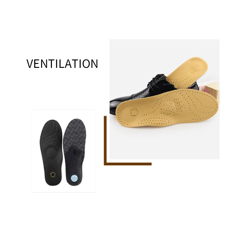Cowhide full pad for orthotic flat foot insole