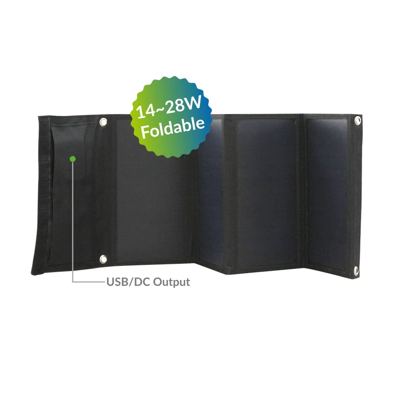 Оптовая продажа 12V 100W Портативное зарядное устройство складная солнечная панель для путешествий
