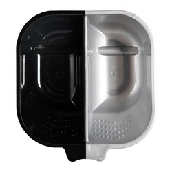 Professional hairdressing hair ironing double dyeing bowl Plastic Hair Dyeing Bowl for Mixing Color