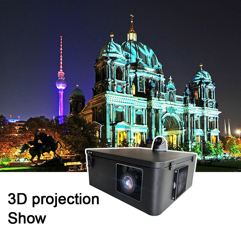 Индивидуальный 3D непромокаемый интерактивный дисплей для ресторанной рекламы живописного кинотеатра голографический проектор