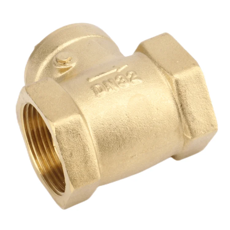 DN15-50 internal thread thickened check valve heavy duty brass horizontal check valve