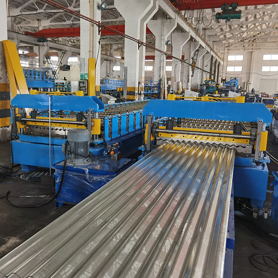Double Layers Sheet Machine Double Layer Roll Forming Machine Double Layer Roof Panel Roll Forming Machine Corrugated