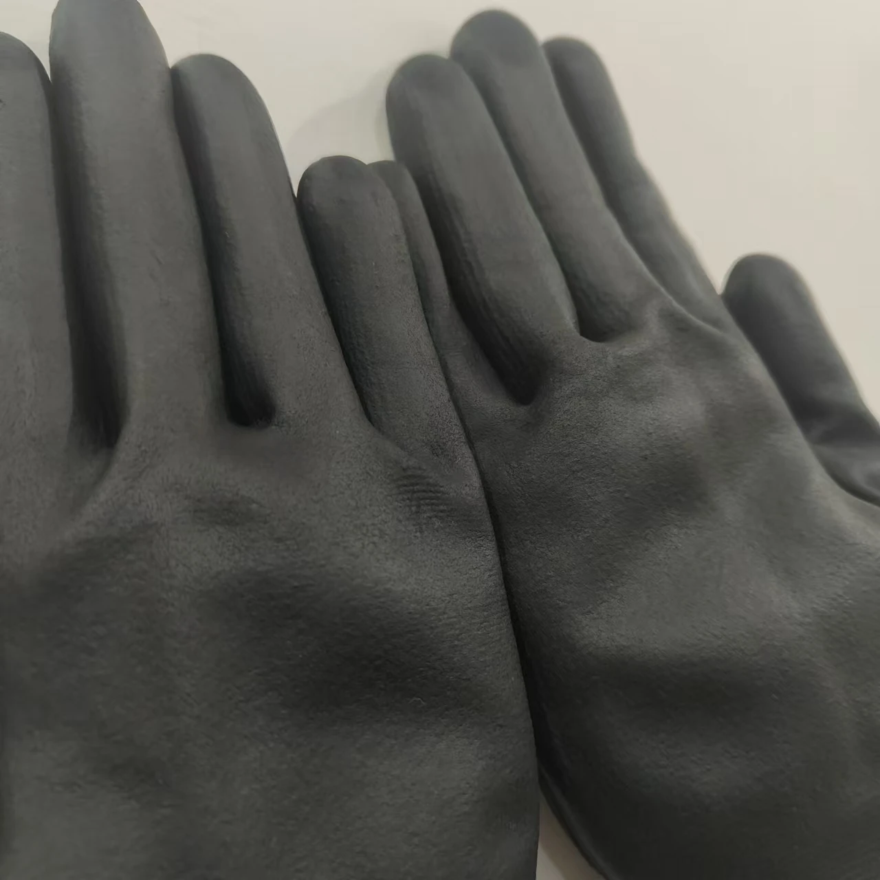 Хит продаж нейлоновый спандекс 15 калибра с микро-нитриловым покрытием сенсорный экран перчатки