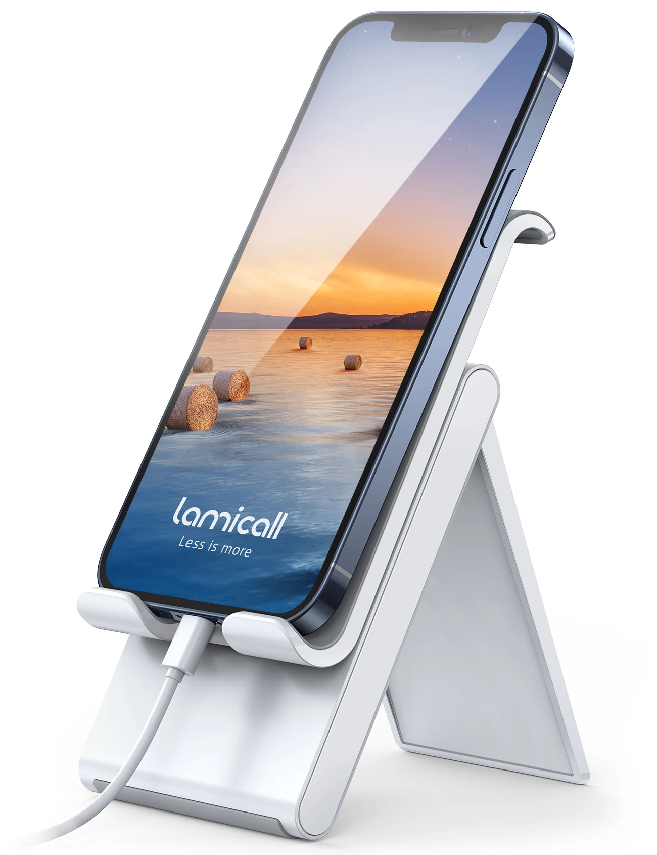 Складной портативный держатель для телефона Подставка для стола Lamicall Регулируемая подставка для сотового телефона