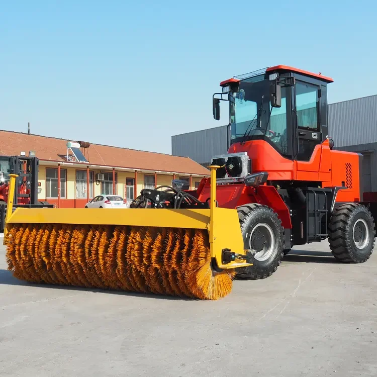 Snow Plow Machine Road Sweeper Economic Snow Power Broom Dust Cleaner Road