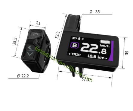 Bafang DPC245 красочный ЖК-дисплей V3.0 Bluetooth для CAN M510 M560 M600 Mid Motor