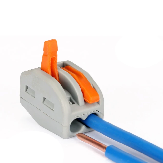 Универсальный клеммный блок Quick-Connect 222-412, универсальный быстрый проводной разъем