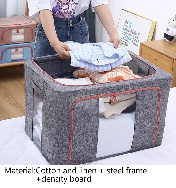 Big Plastic White Quilt Pvc Clear  Acrylic Wire Mesh Quilt Fabric Storage Box Bag Stackable Bins for Quilts