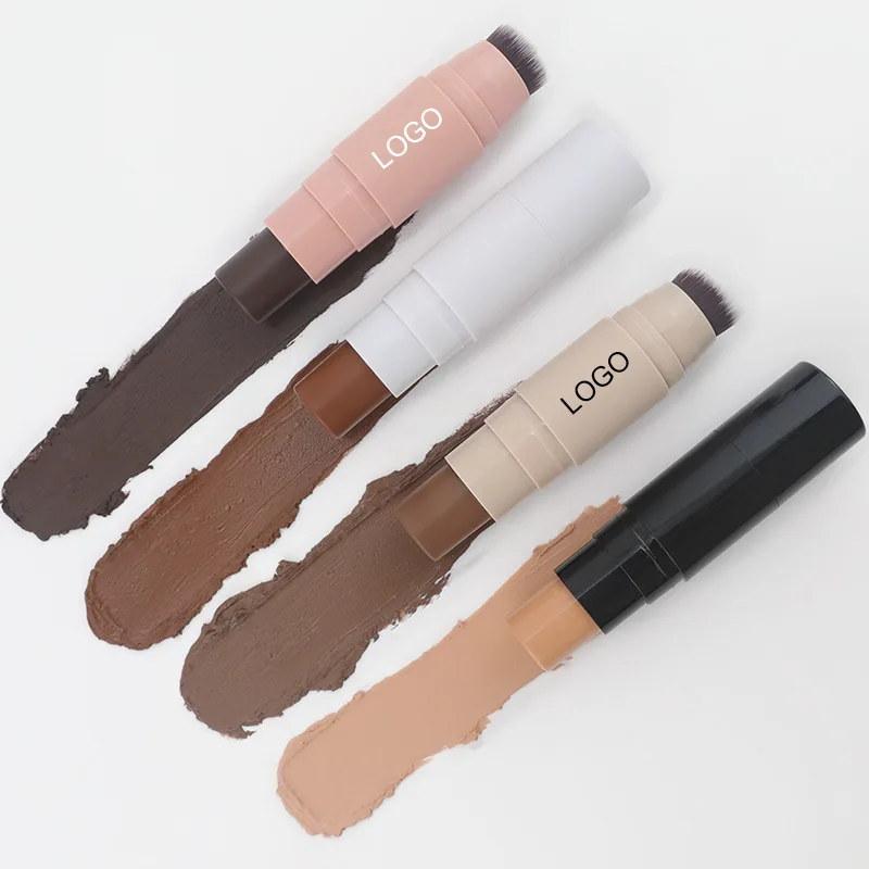 Оптовая продажа многоцветная невыцветная Кисть для макияжа долговечный консилер трехмерный хайлайтер
