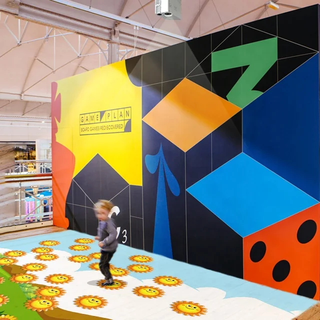 ChariotTech interactive floor projection all in one version includes projector, mini pc, IR camera and interactive software