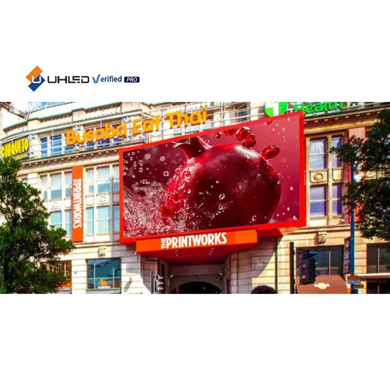 UHLED водонепроницаемый наружный P10 полноцветный рекламный СВЕТОДИОДНЫЙ знак светодиодный щит экран на улице