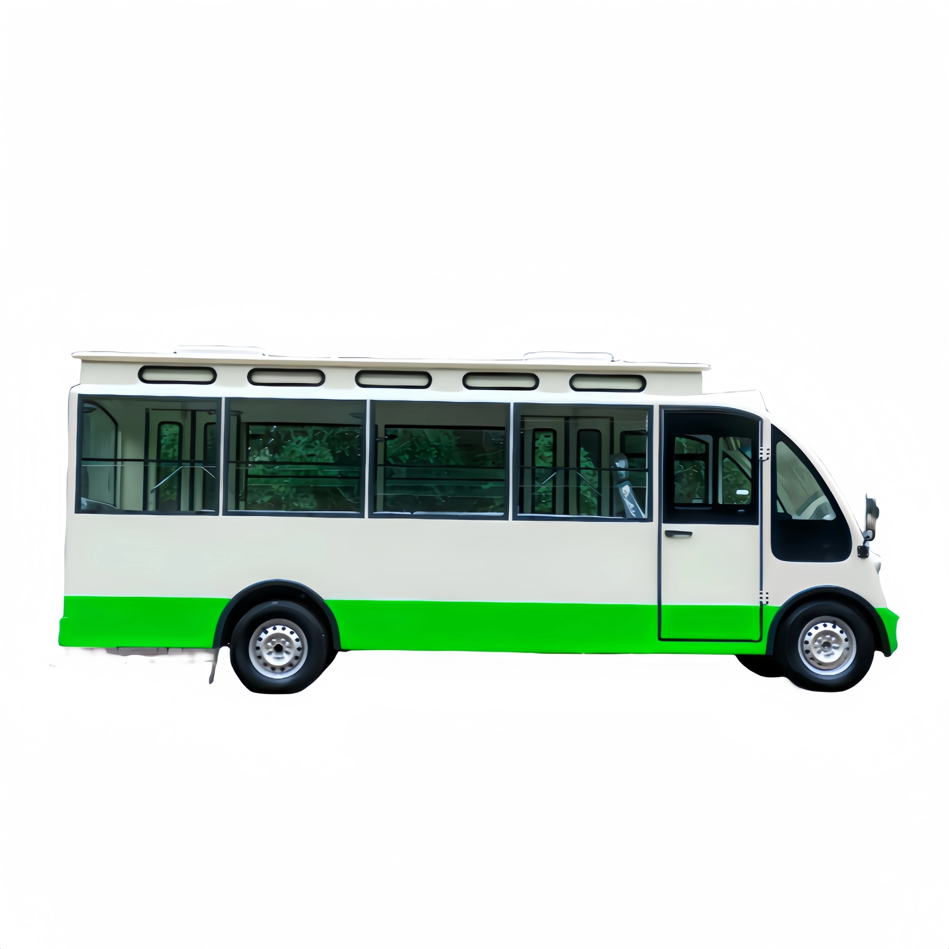 Popular 18 Seater Sightseeing Car AC 96V/11KW Motor Electric Shuttle Bus for Sale