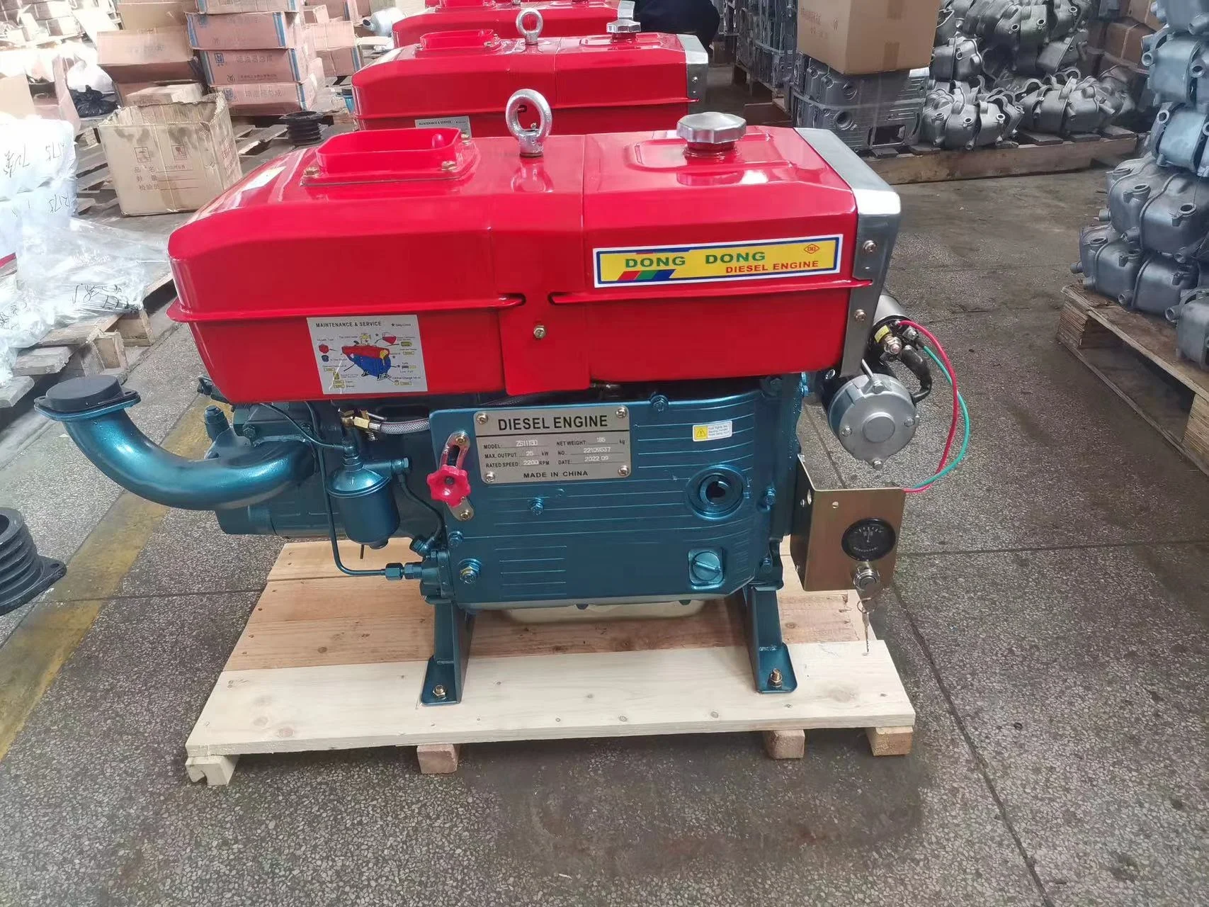 Low price hot sell Chinese water cooled diesel engine 8HP 10HP 12HP 16HP 18HP 20HP 24HP engines