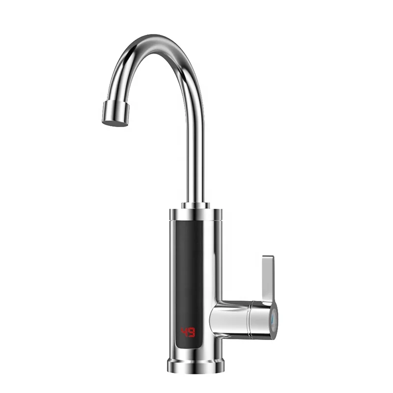 High Quality Instant Water Heater Tap Heaters Kitchen Electric Hot Water Tap with Temperature Digital Display